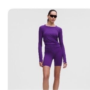 Women's Purple Athletic Shorts